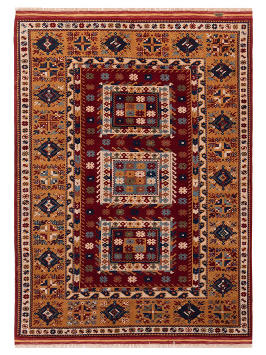 Pasha Turkish Shirwan  Red Gold Traditional