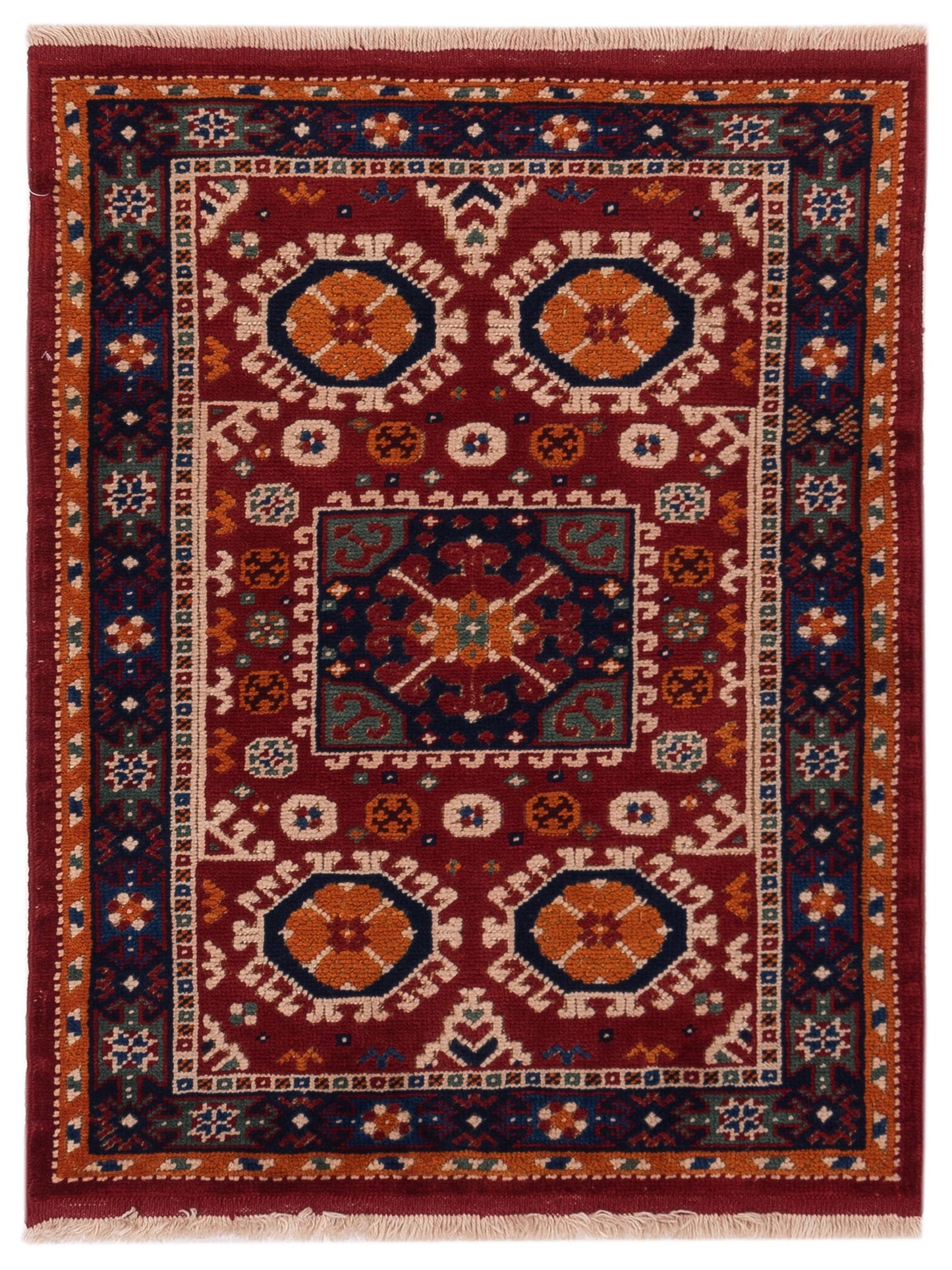 Pasha Turkish Shirwan  Red Navy Traditional