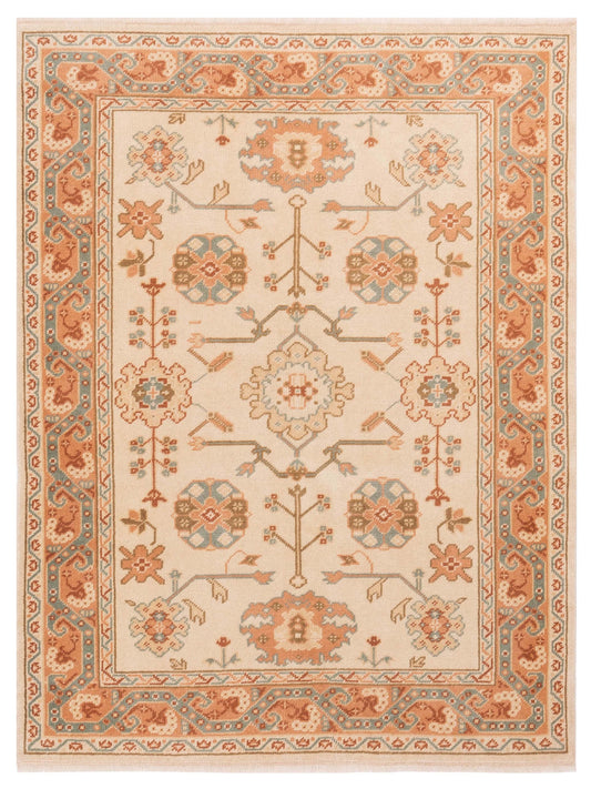 Pasha Anadol Oushak  Ivory Pink Traditional