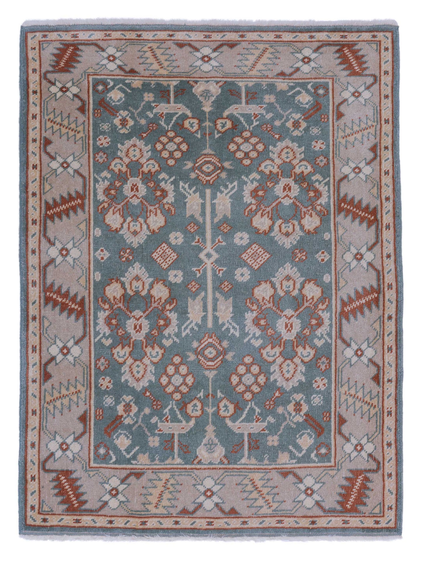 Pasha Anadol Oushak  Green Camel Transitional