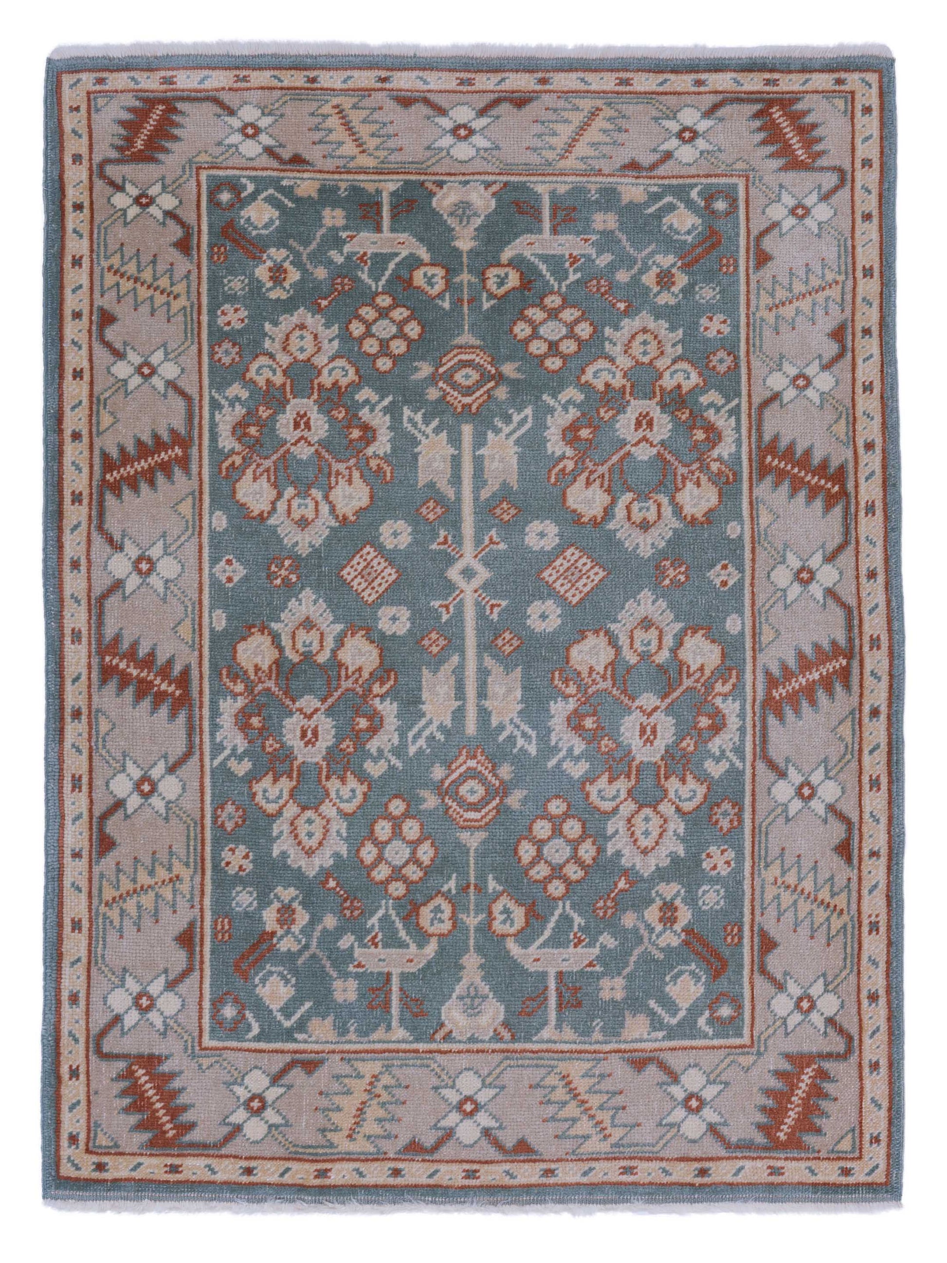 Pasha Anadol Oushak  Green Camel Transitional