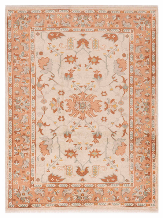 Pasha Anadol Oushak  Ivory Pink Traditional