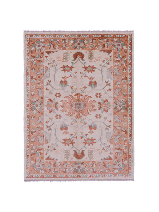 Pasha Anadol Oushak  Ivory Pink Traditional