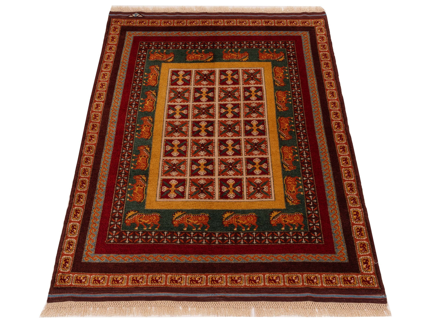 Shalanta Multi 4.3x5.9 Hand Knotted Rug