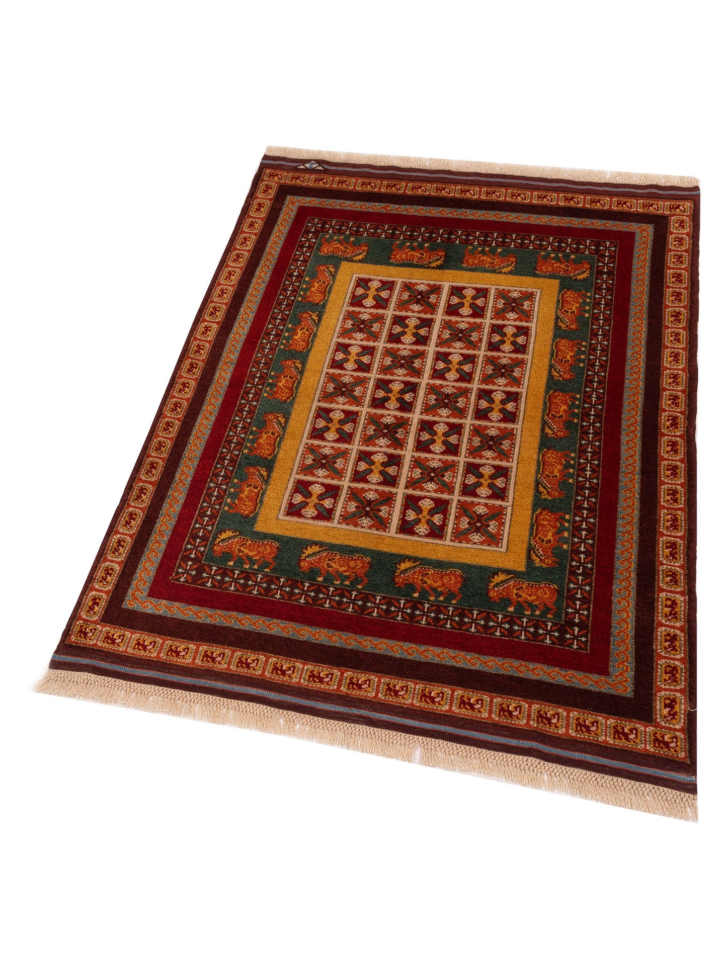 Shalanta Multi 4.3x5.9 Hand Knotted Rug