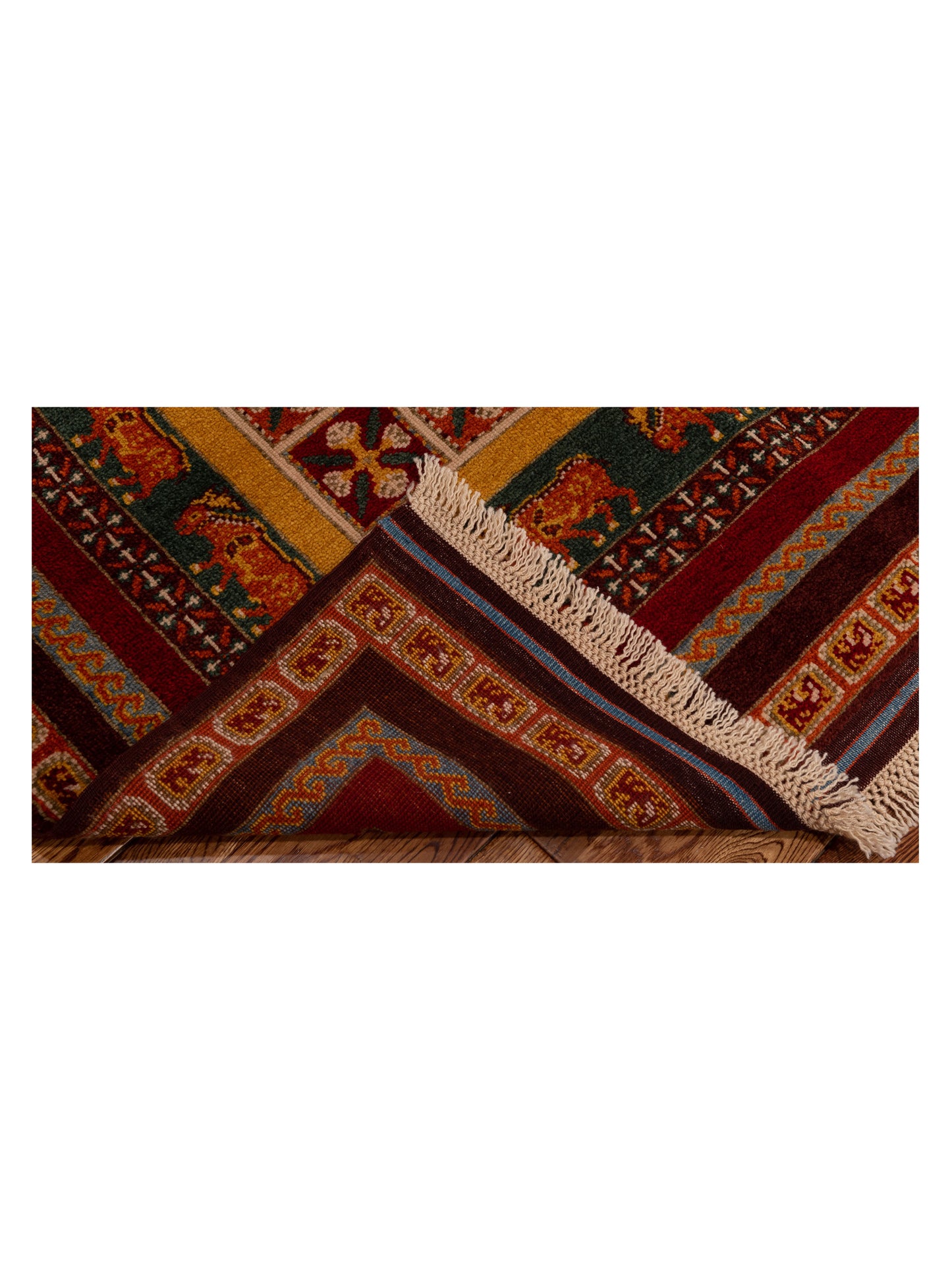 Shalanta Multi 4.3x5.9 Hand Knotted Rug