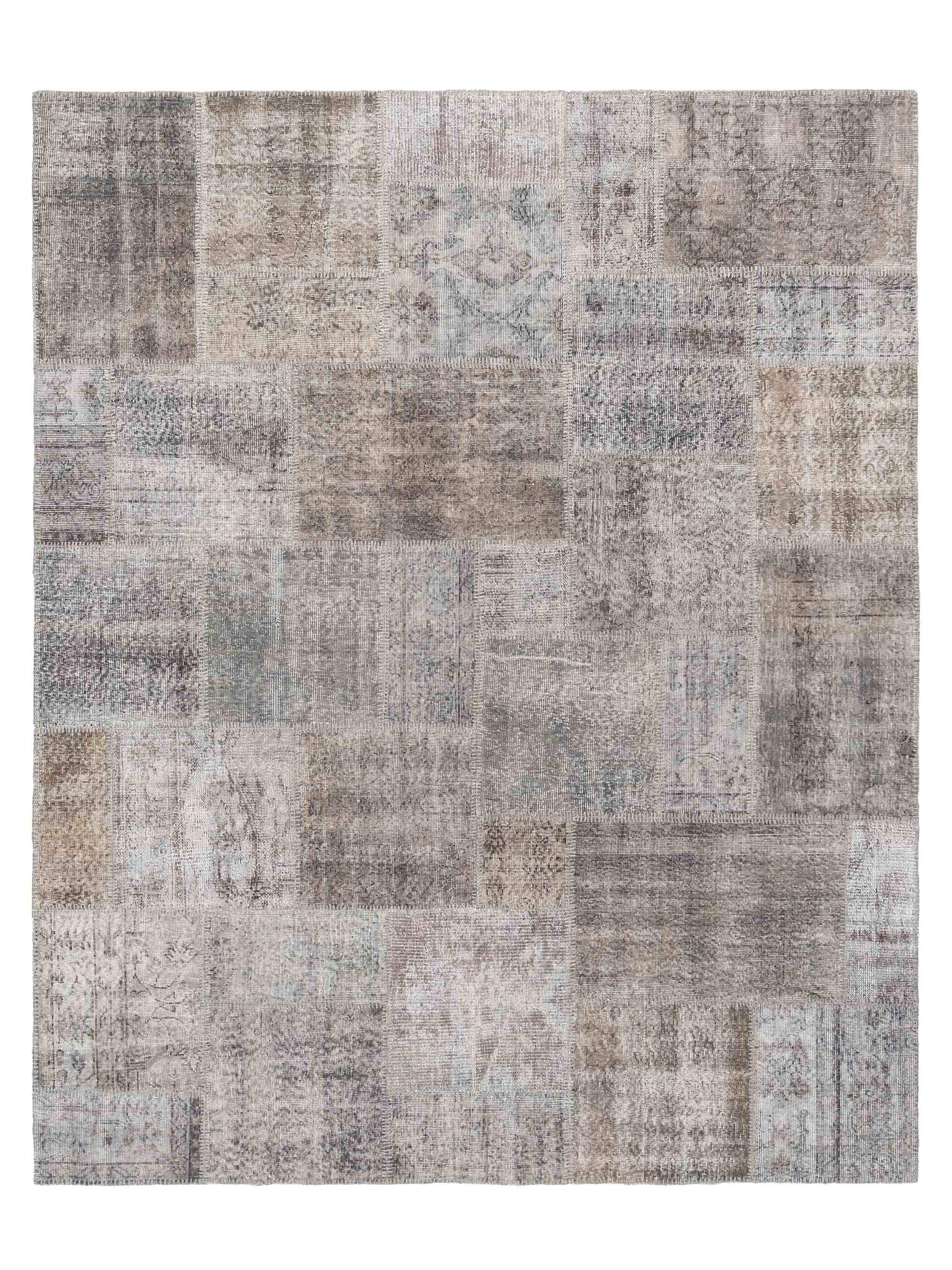 Pasha Turkish Vestige Patchwork  Gray  Contemporary