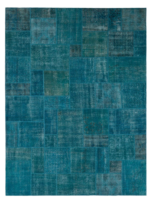 Pasha Turkish Vestige Patchwork  Turquoise  Contemporary