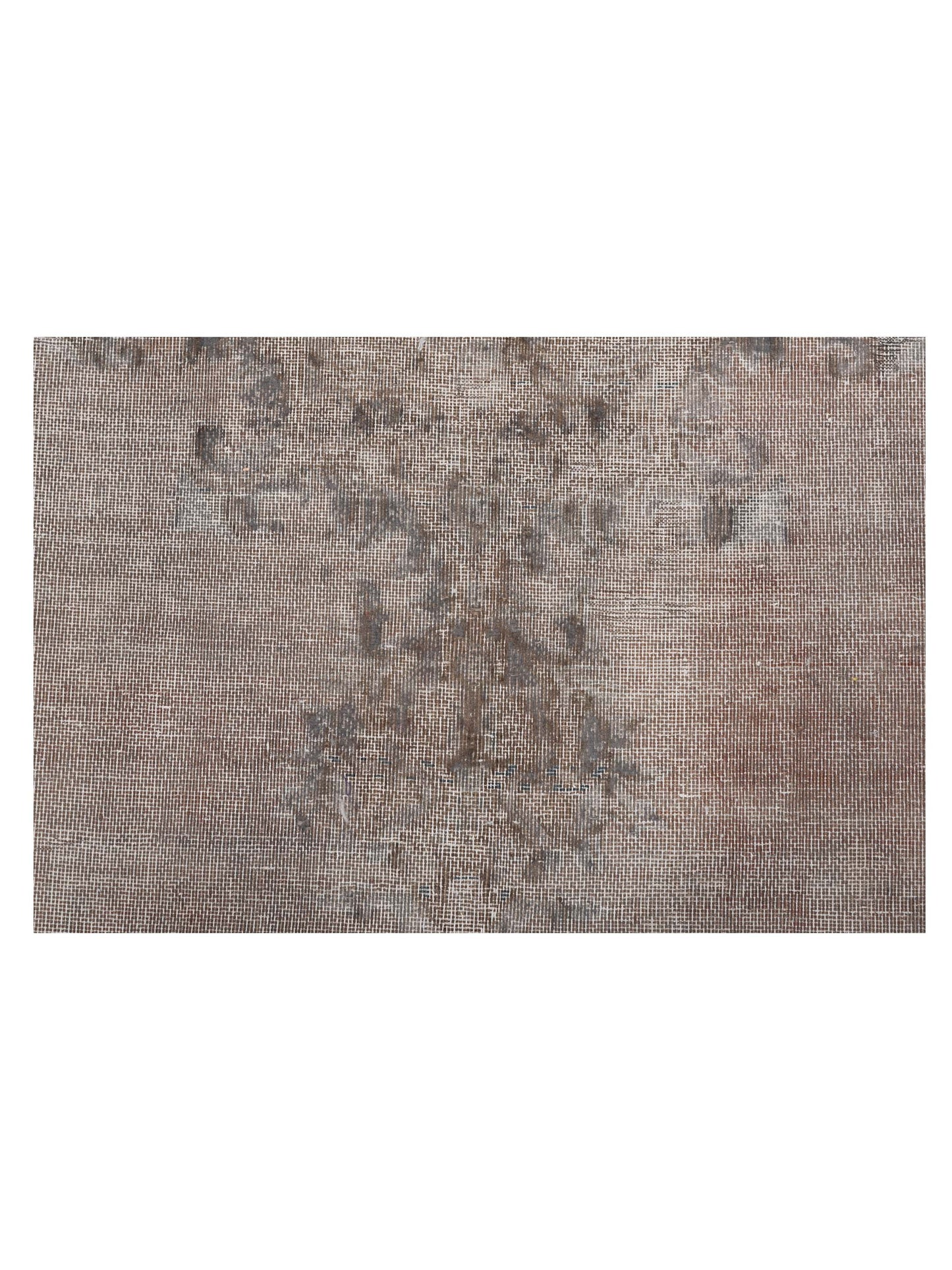 Vintage Gray 9.11x13.6 Hand Knotted Rug