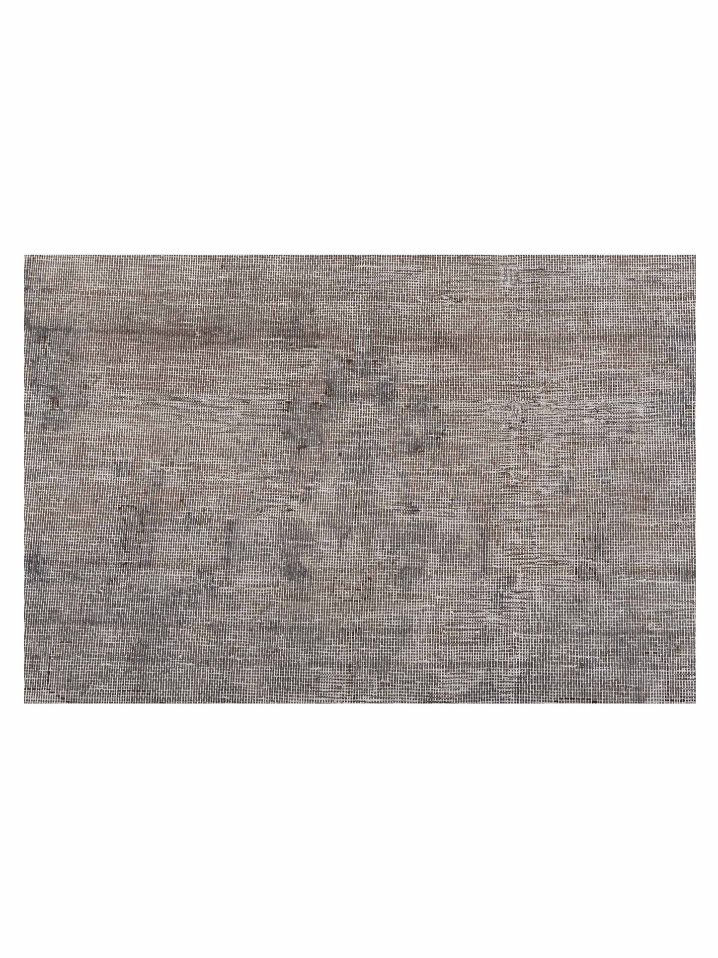 Vintage Light Gray 10.1x12.10 Hand Knotted Rug