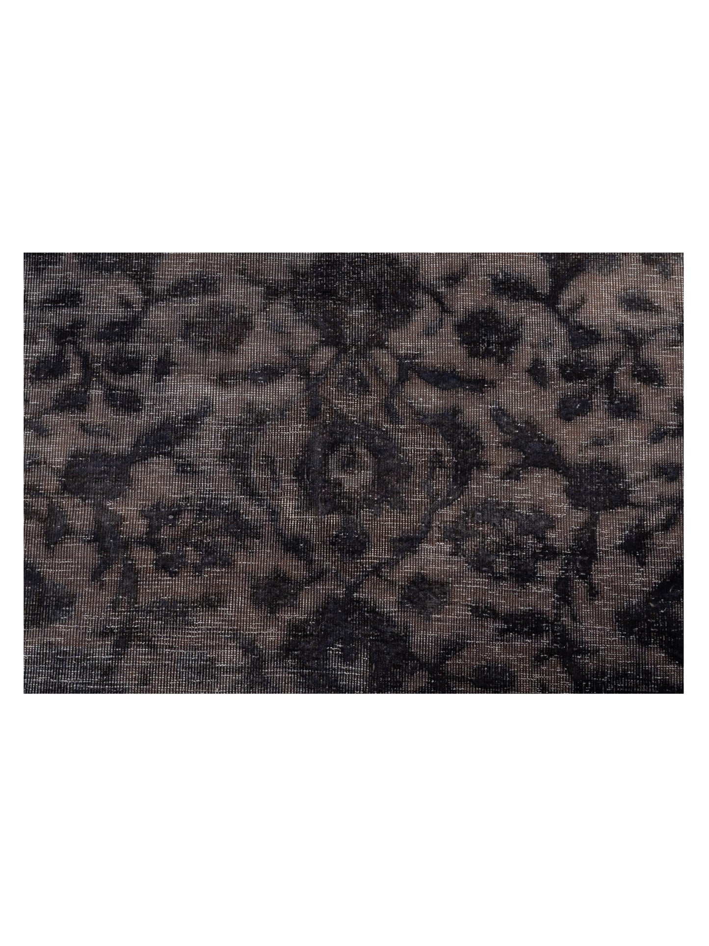 Vintage Dark Gray 9.10x12.9 Hand Knotted Rug