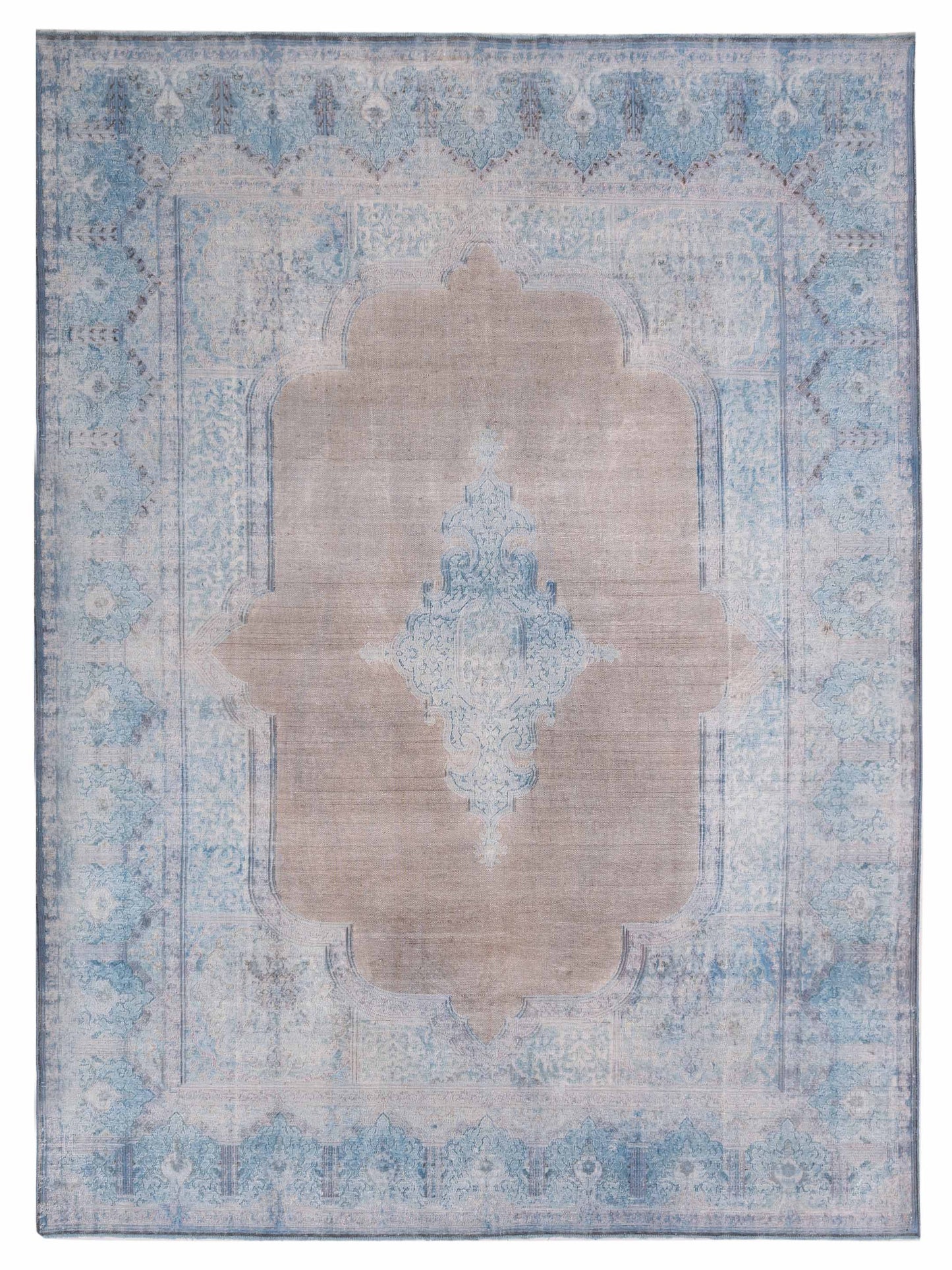 Pasha Vintage  Blue Blue Contemporary