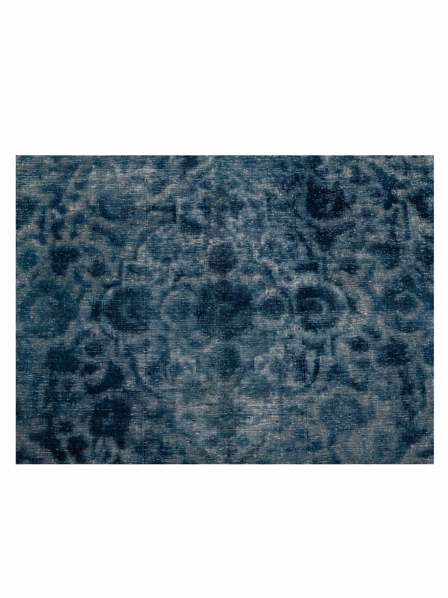Vintage Indigo 9.4x13.4 Hand Knotted Rug