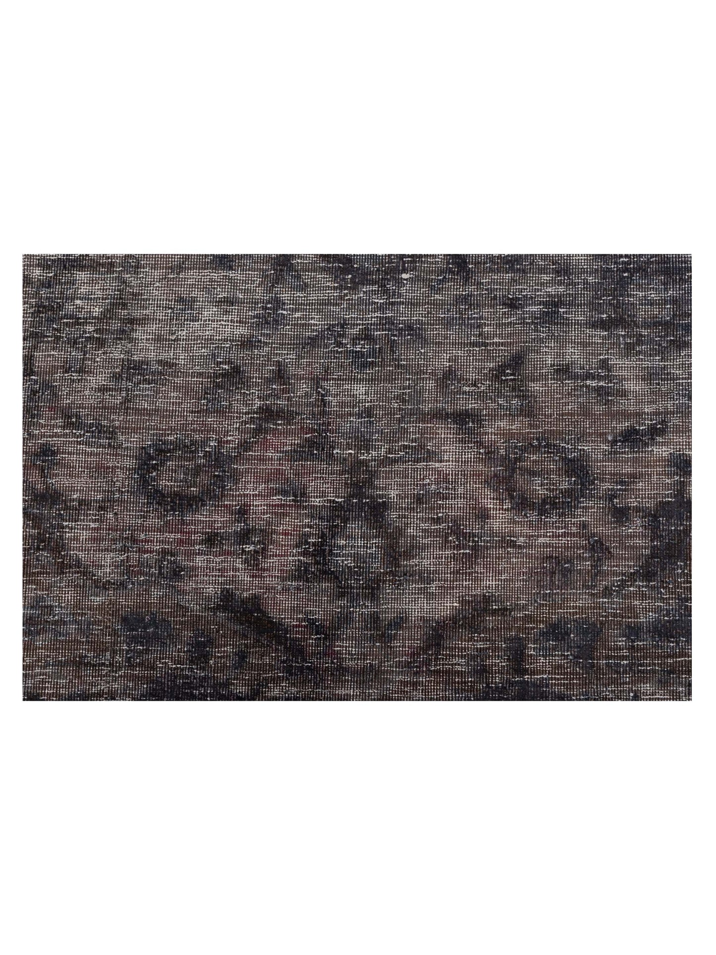 Vintage Dark Gray 9.9x13.2 Hand Knotted Rug