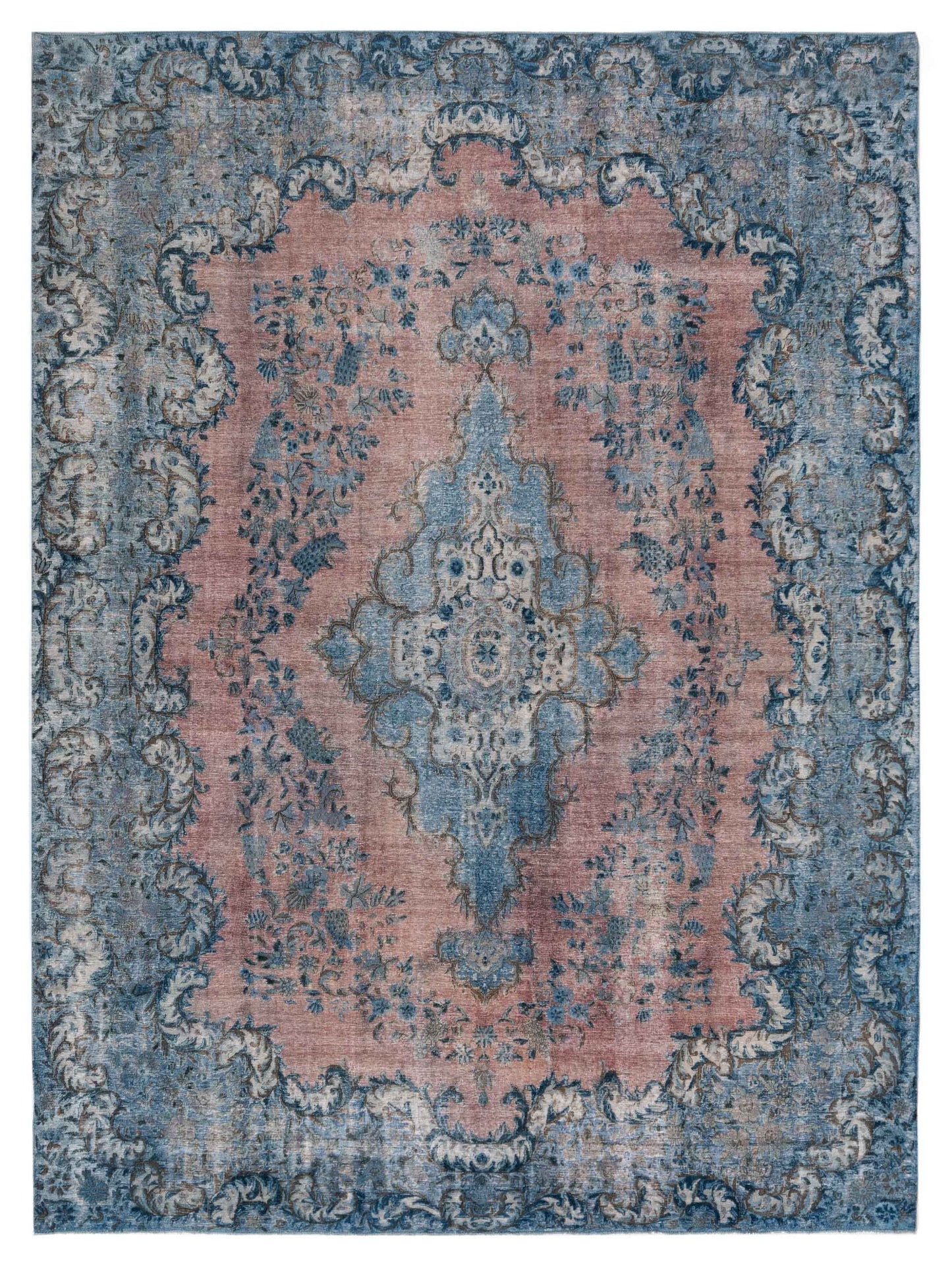 Pasha Vintage  Pink Blue Contemporary