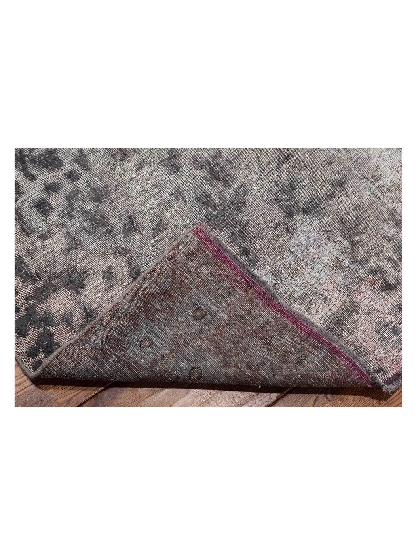 Vintage Gray 9.10x13.9 Hand Knotted Rug