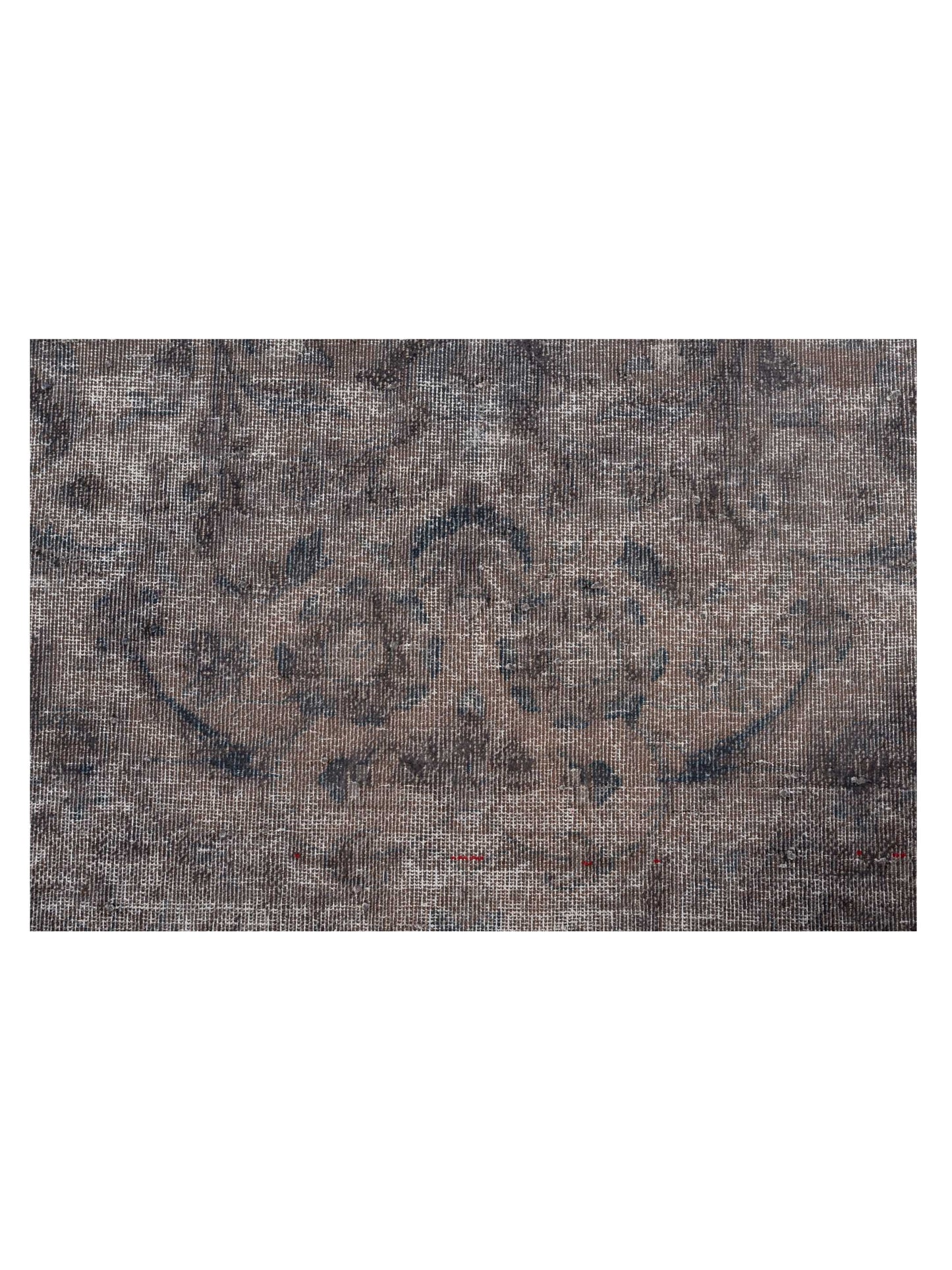 Vintage Gray 9.1x12.9 Hand Knotted Rug