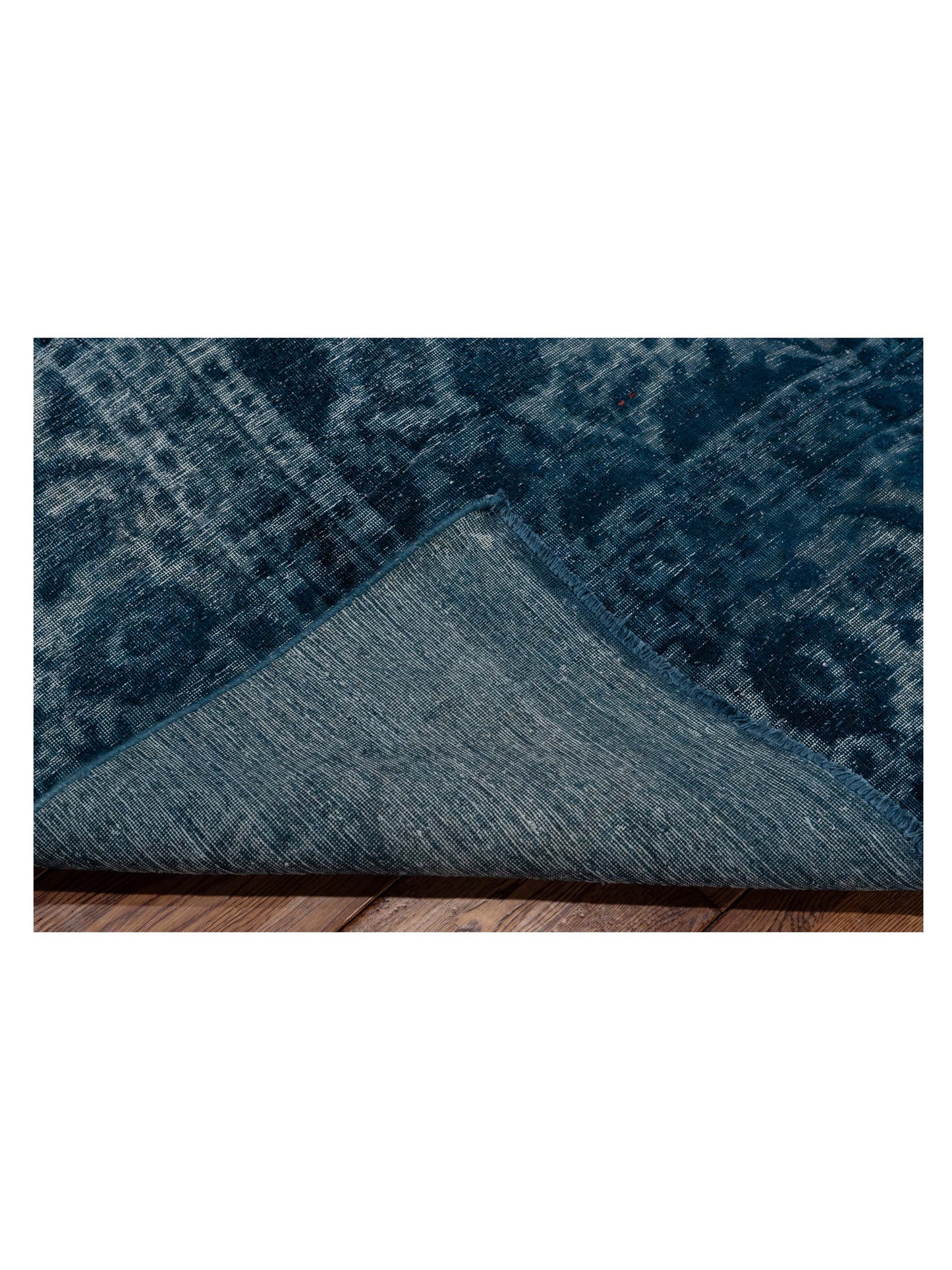Vintage Indigo 9.8x15.6 Hand Knotted Rug