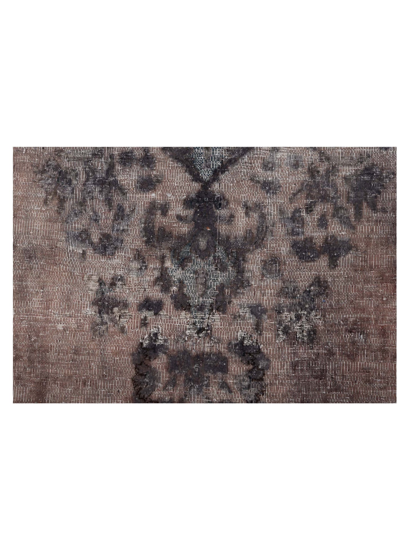 Vintage Dark Gray 9.11x13.1 Hand Knotted Rug