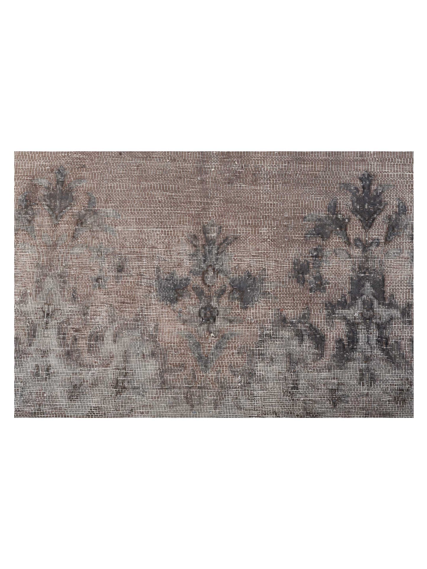 Vintage Light Gray 9.10x12.10 Hand Knotted Rug