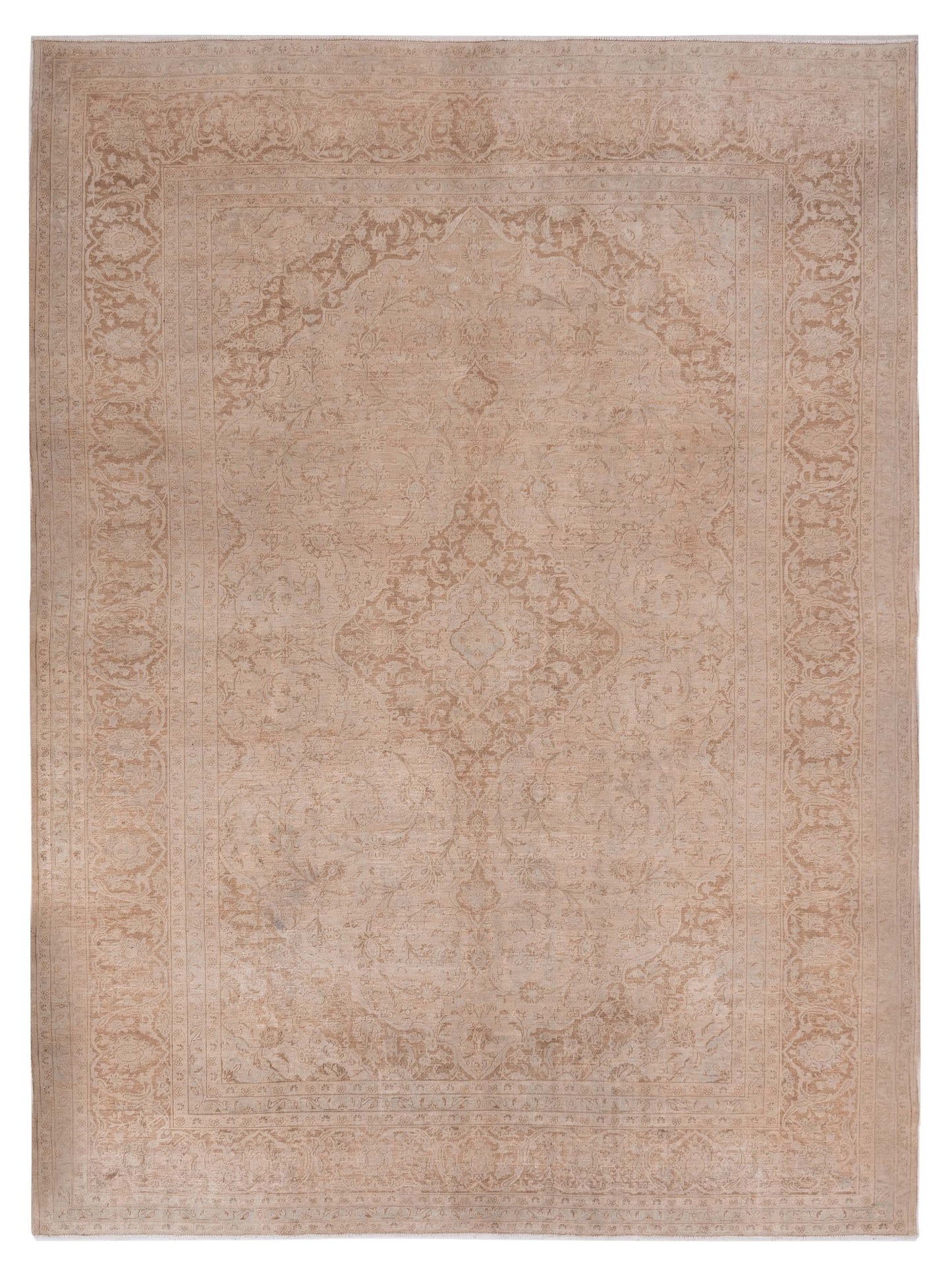 Pasha Vintage  Cream Brown Contemporary