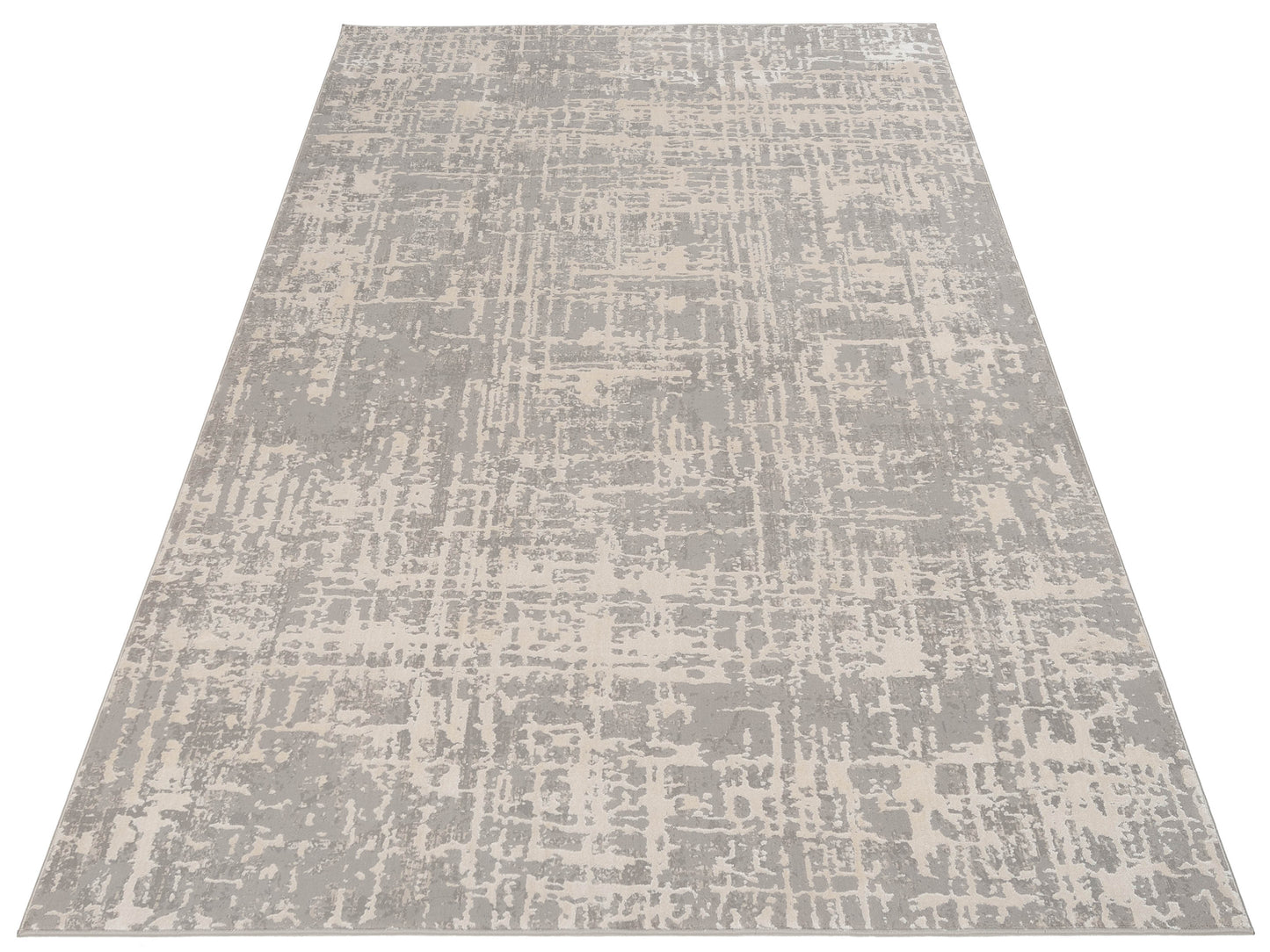 Calvera Silver Ivory 6.7x9.6 Machine Made Rug