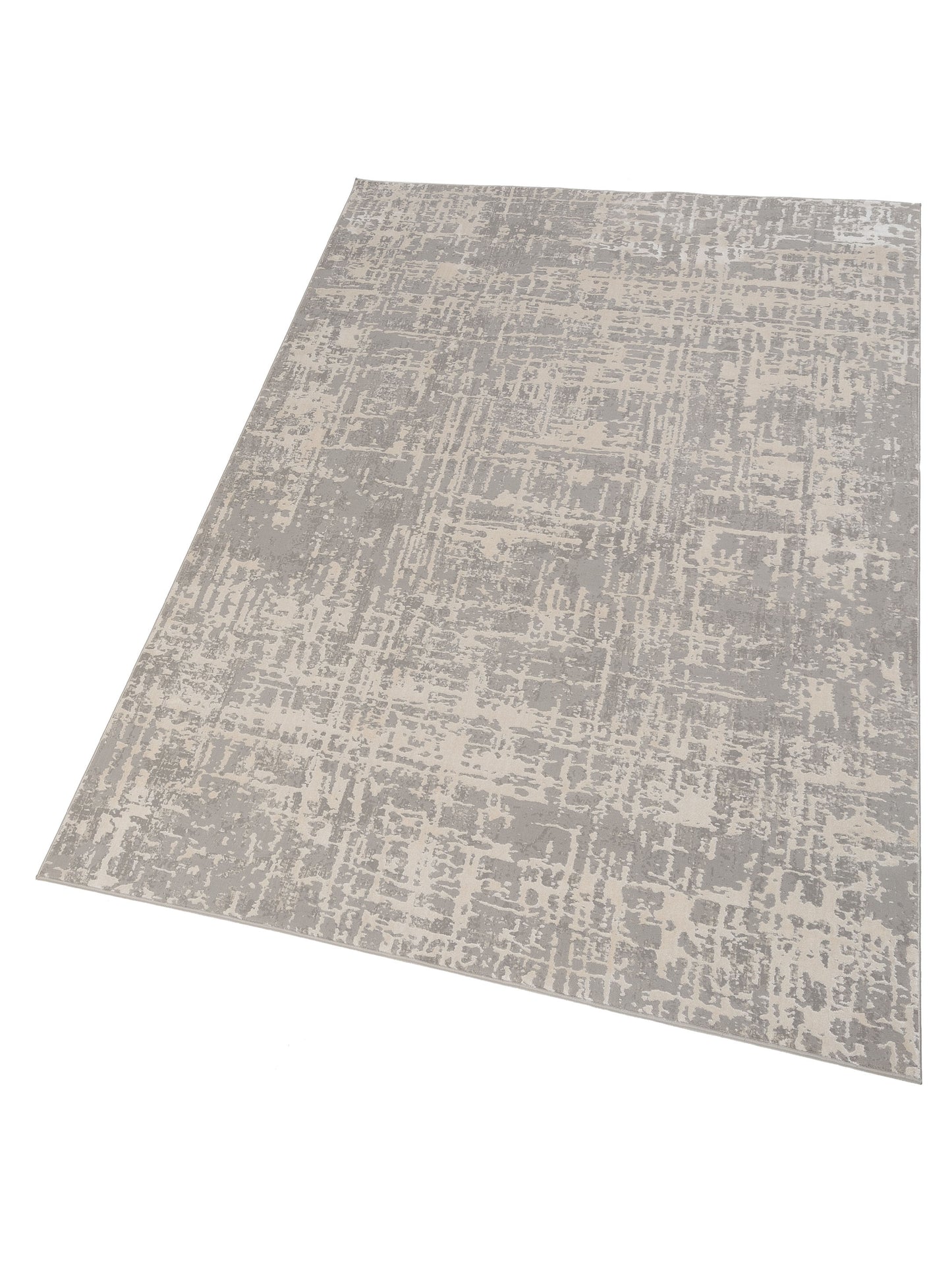 Calvera Silver Ivory 6.7x9.6 Machine Made Rug