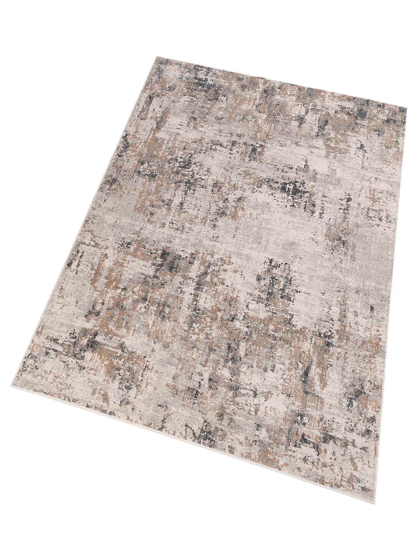 Calvera Ivory Gray 6.7x9.6 Machine Made Rug