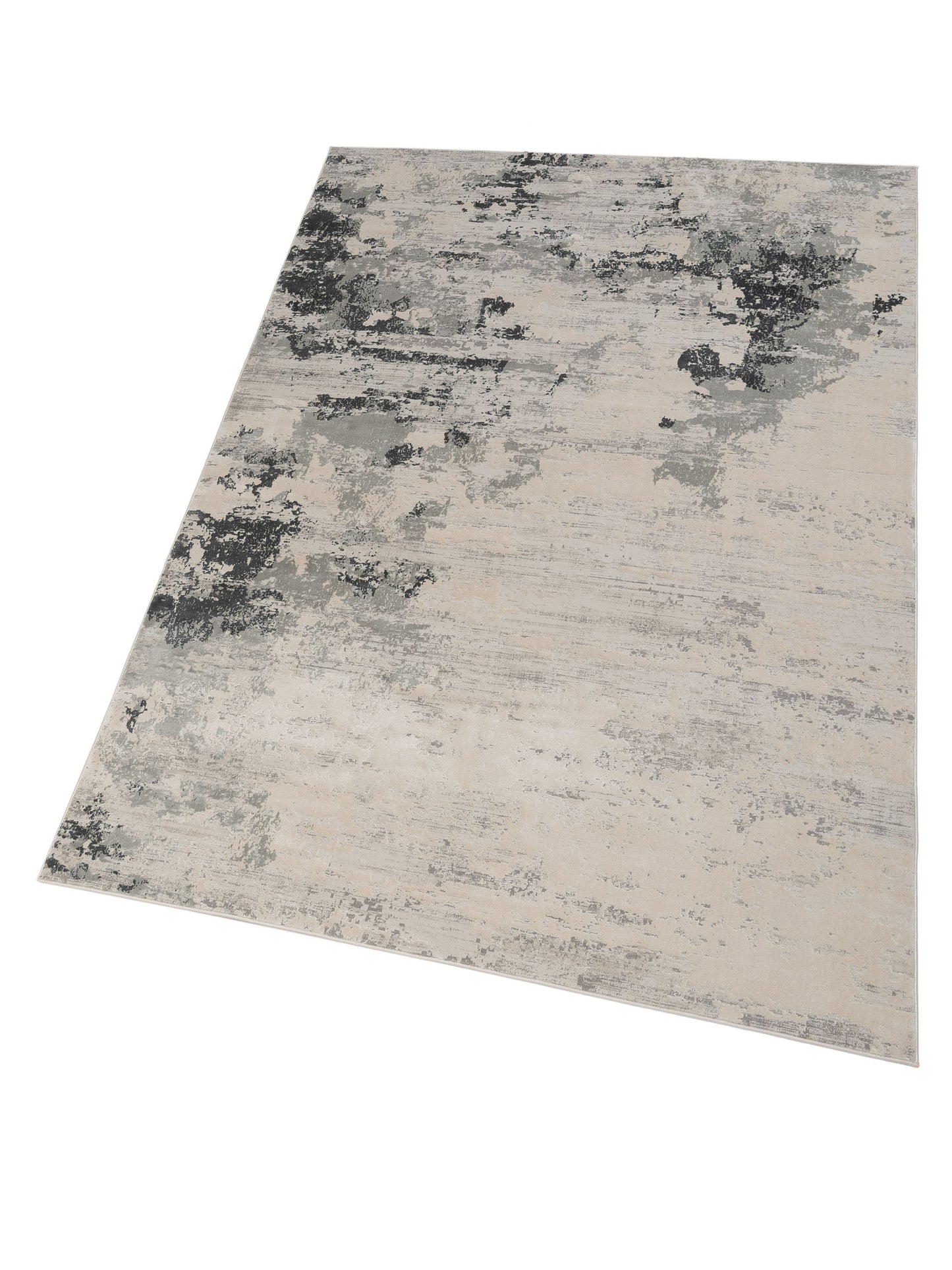Calvera Ivory Gray 6.7x9.6 Machine Made Rug