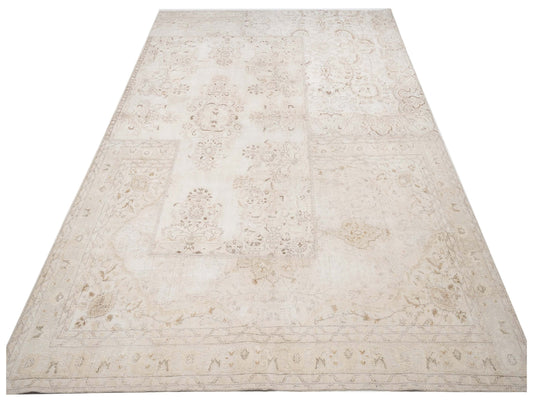 Patchwork Natural 10x13.11 Hand Knotted Rug