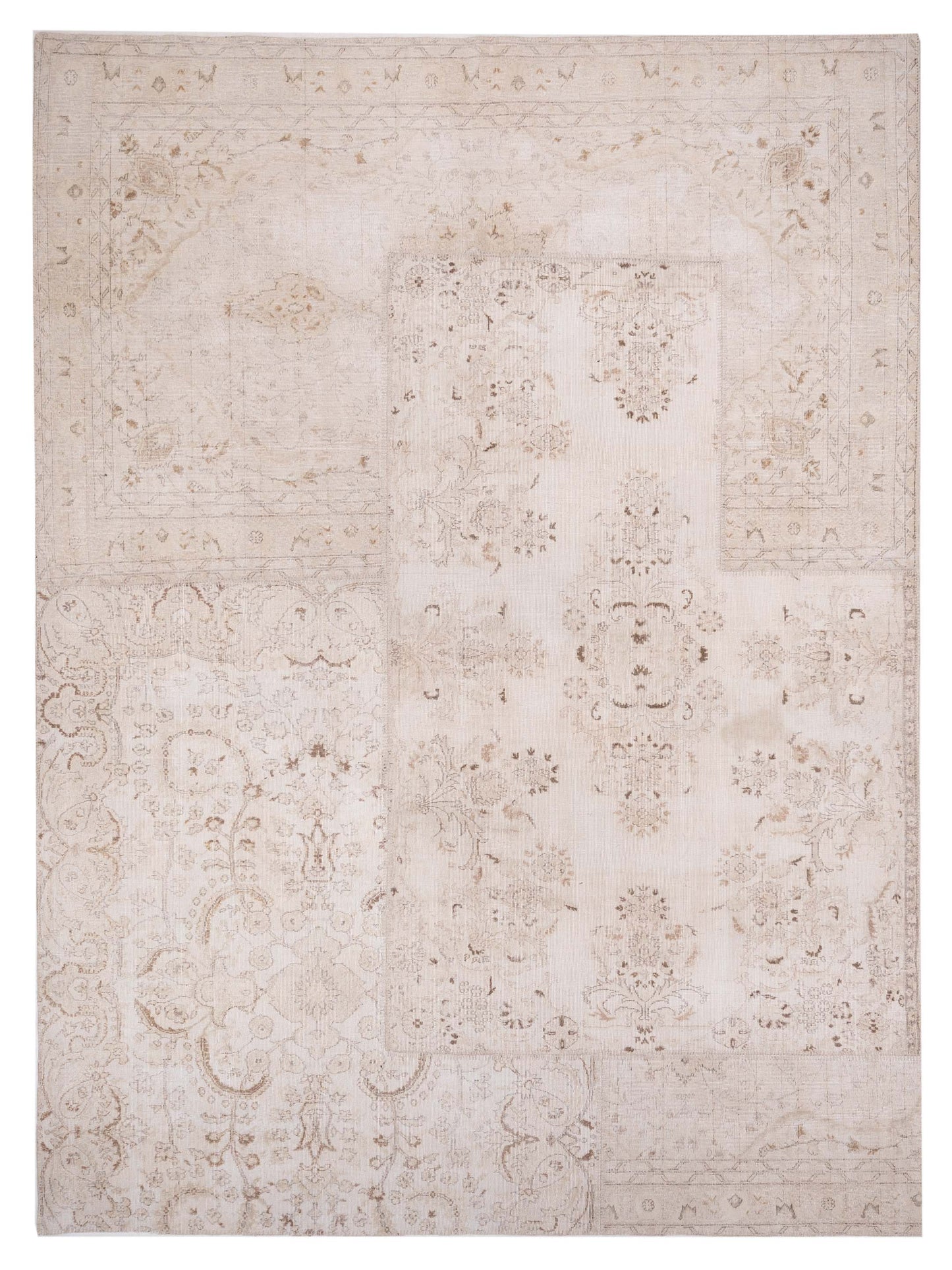 Pasha Turkish Vestige Patchwork  Natural  Contemporary