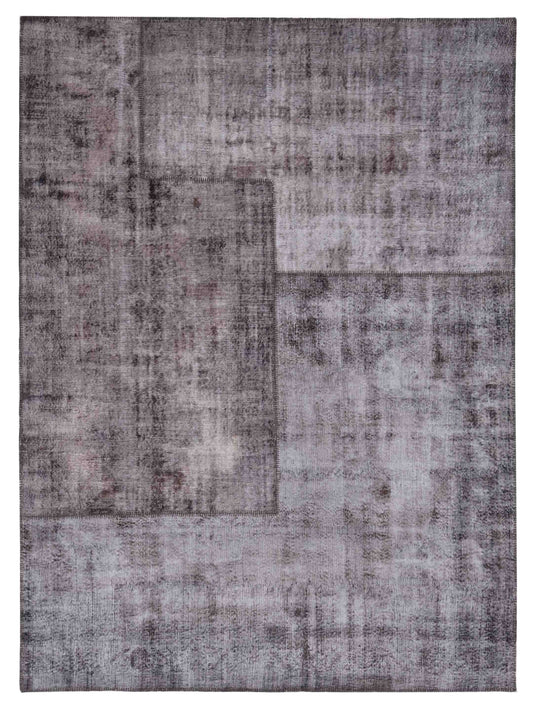 Pasha Turkish Vestige Patchwork  Dark Gray  Contemporary