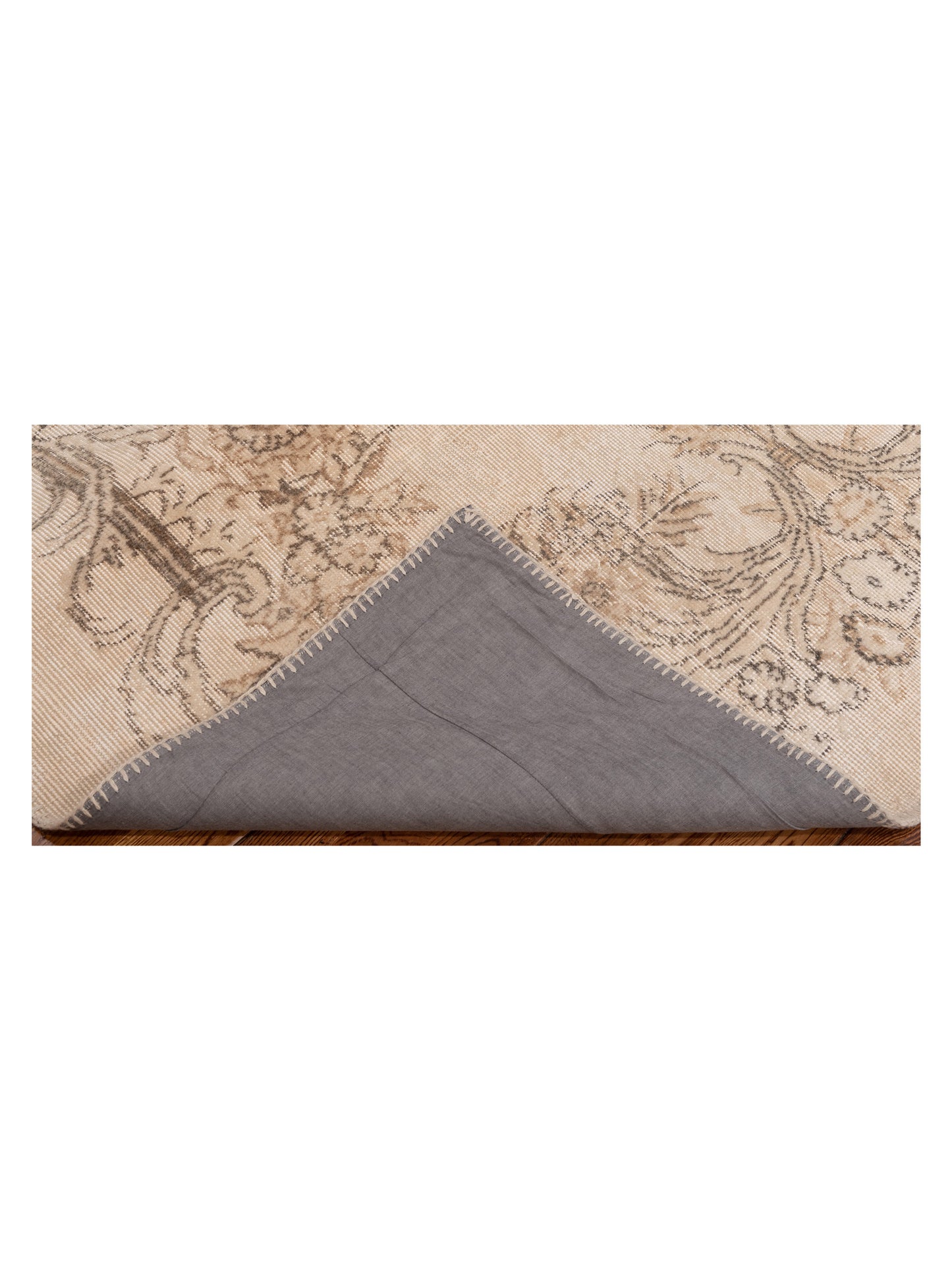 Patchwork Natural 11.6x15.6 Hand Knotted Rug