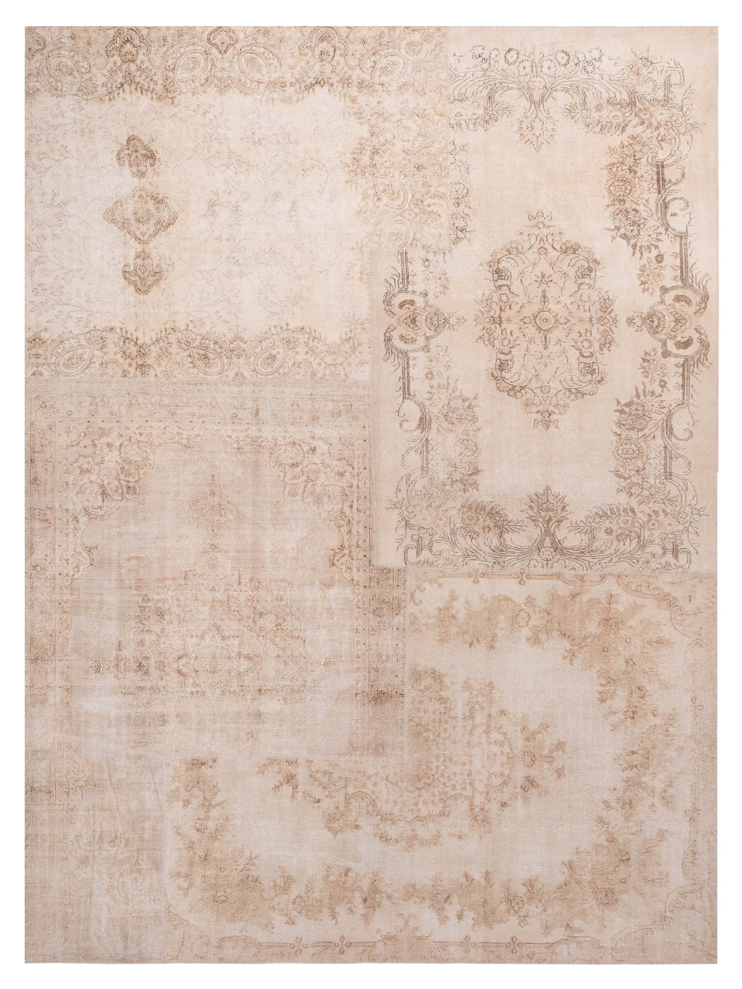 Pasha Turkish Vestige Patchwork  Natural  Contemporary