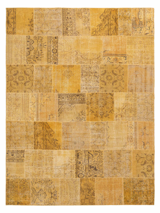 Pasha Turkish Vestige Patchwork  Yellow  Contemporary