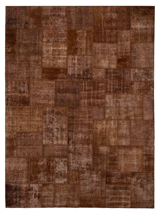 Pasha Turkish Vestige Patchwork  Brown  Contemporary