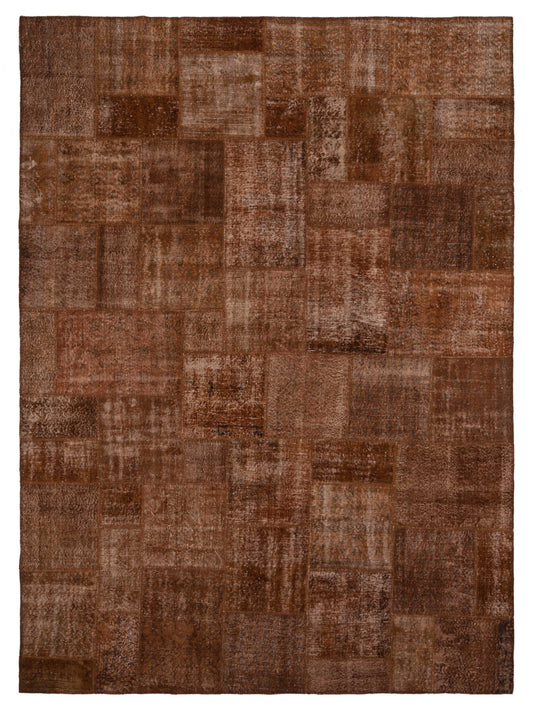 Pasha Turkish Vestige Patchwork  Brown  Contemporary