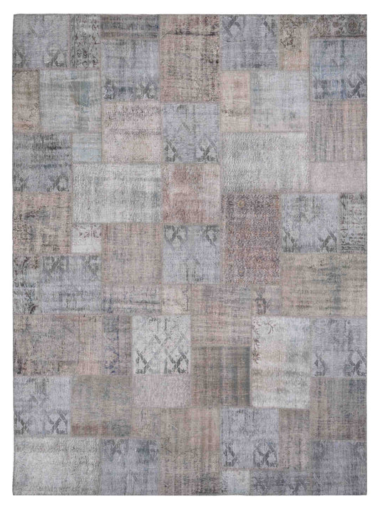 Pasha Turkish Vestige Patchwork  Aqua Green  Contemporary