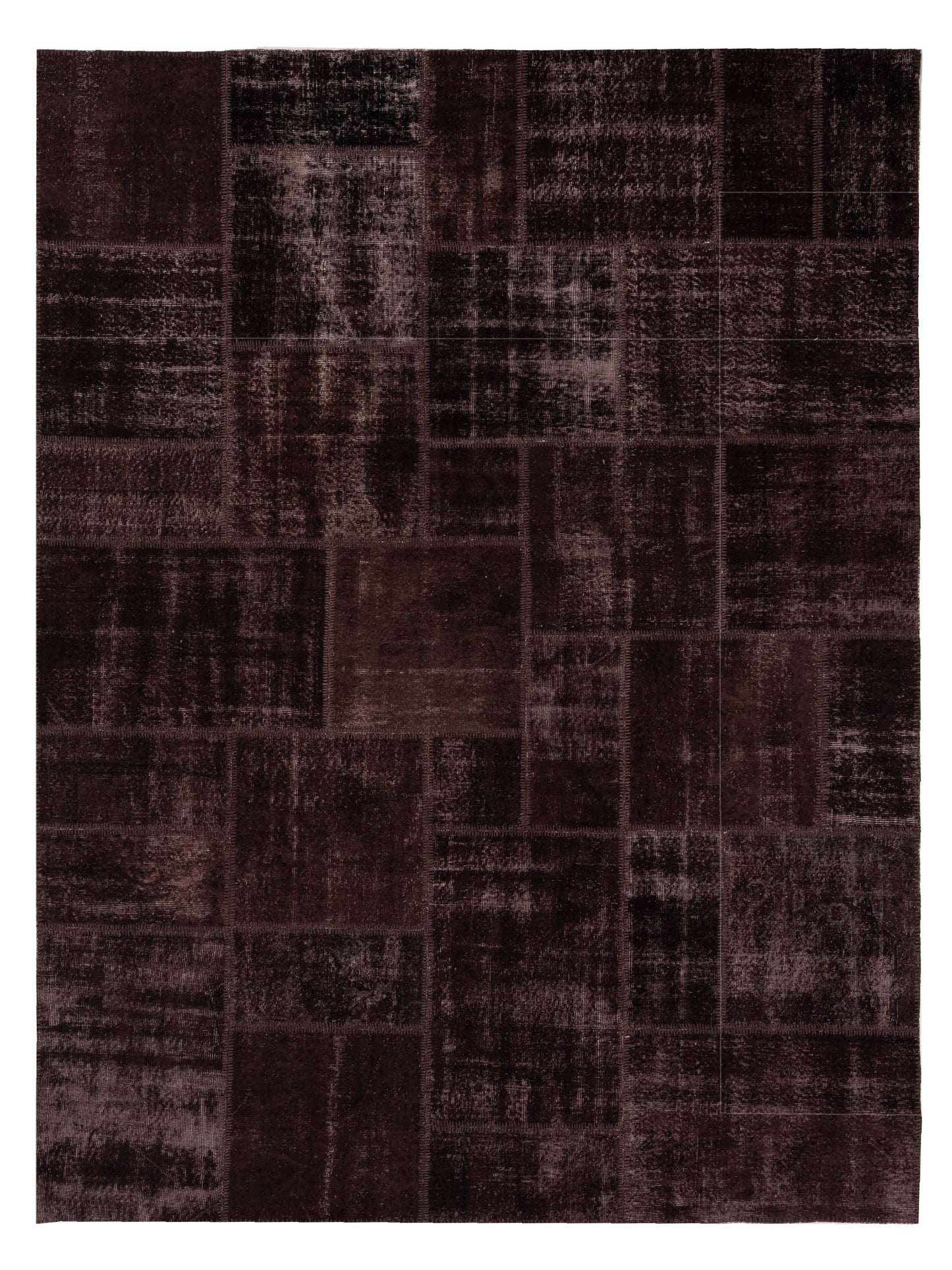 Pasha Turkish Vestige Patchwork  Dark Brown  Contemporary