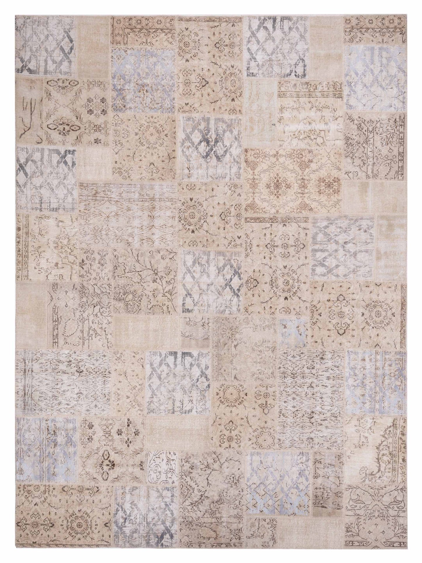 Pasha Turkish Vestige Patchwork  Natural  Contemporary