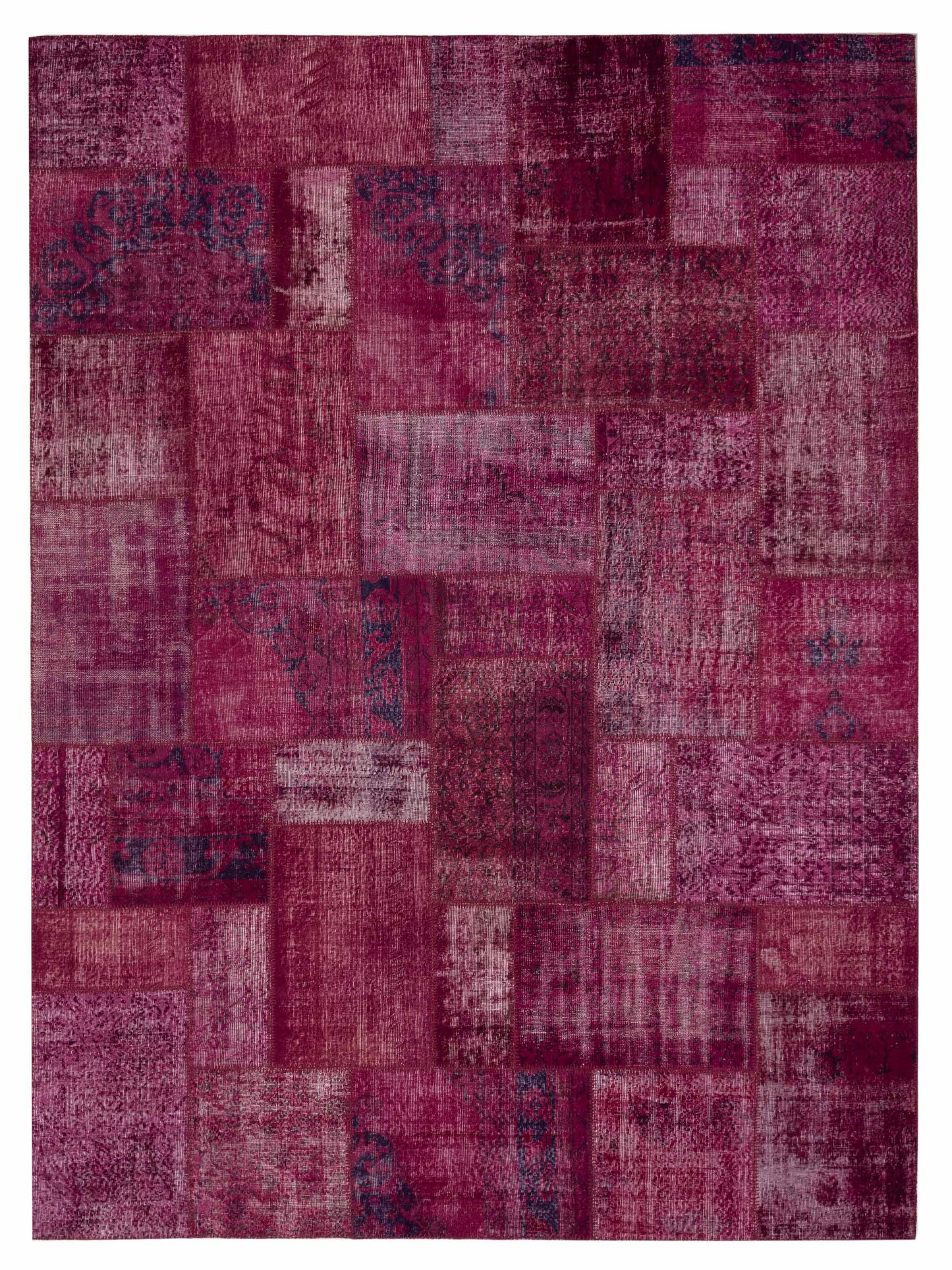 Pasha Turkish Vestige Patchwork  Pink  Contemporary