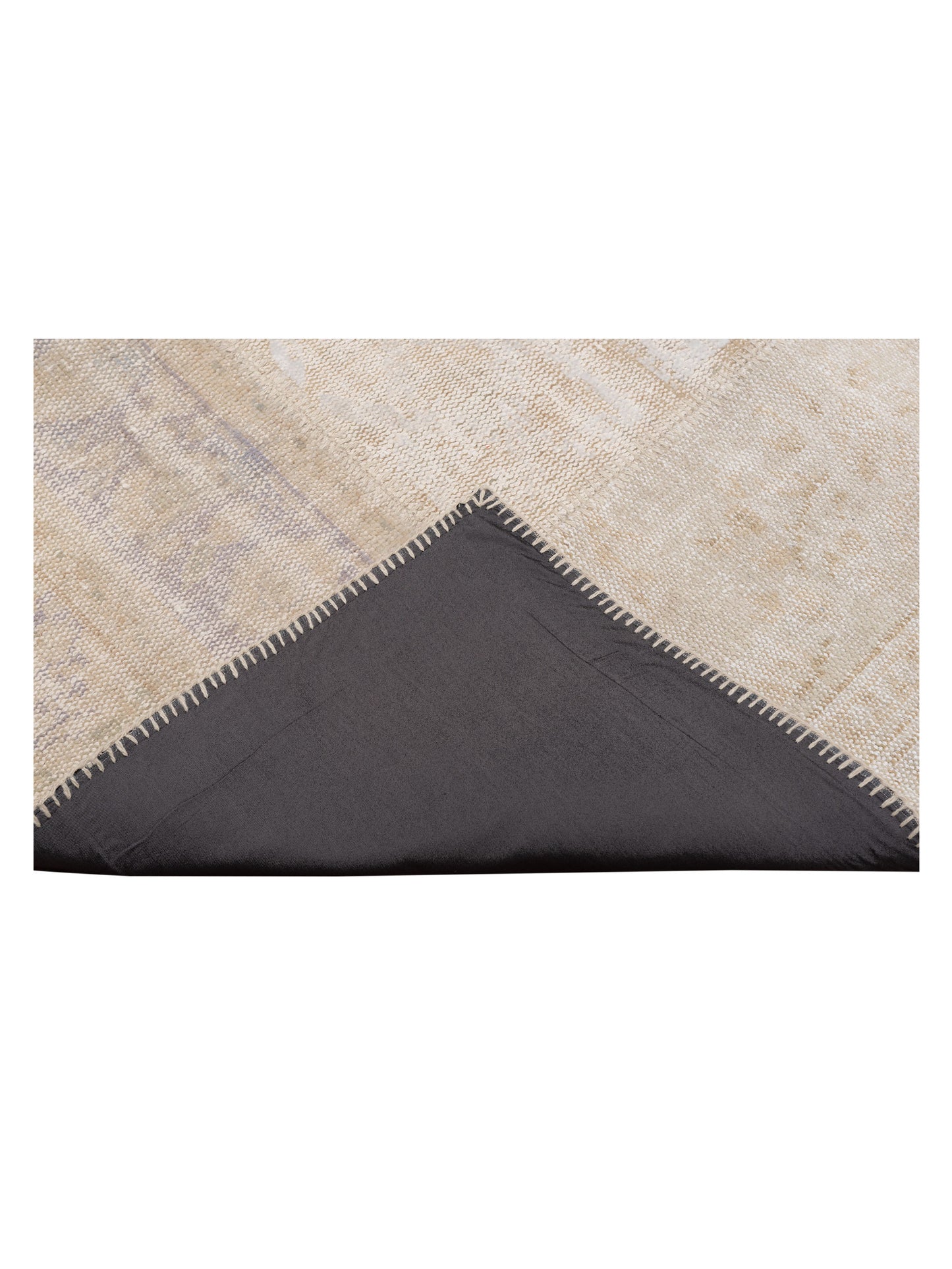 Patchwork Natural 9.10x13.1 Hand Knotted Rug