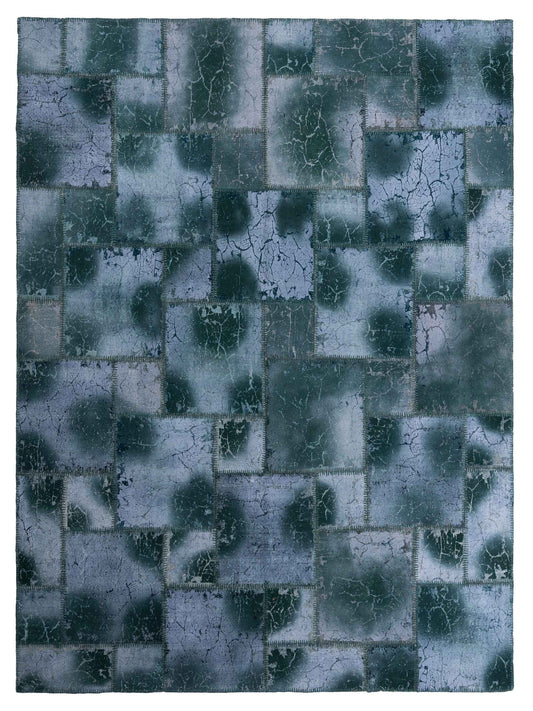 Pasha Turkish Vestige Patchwork  Green  Contemporary