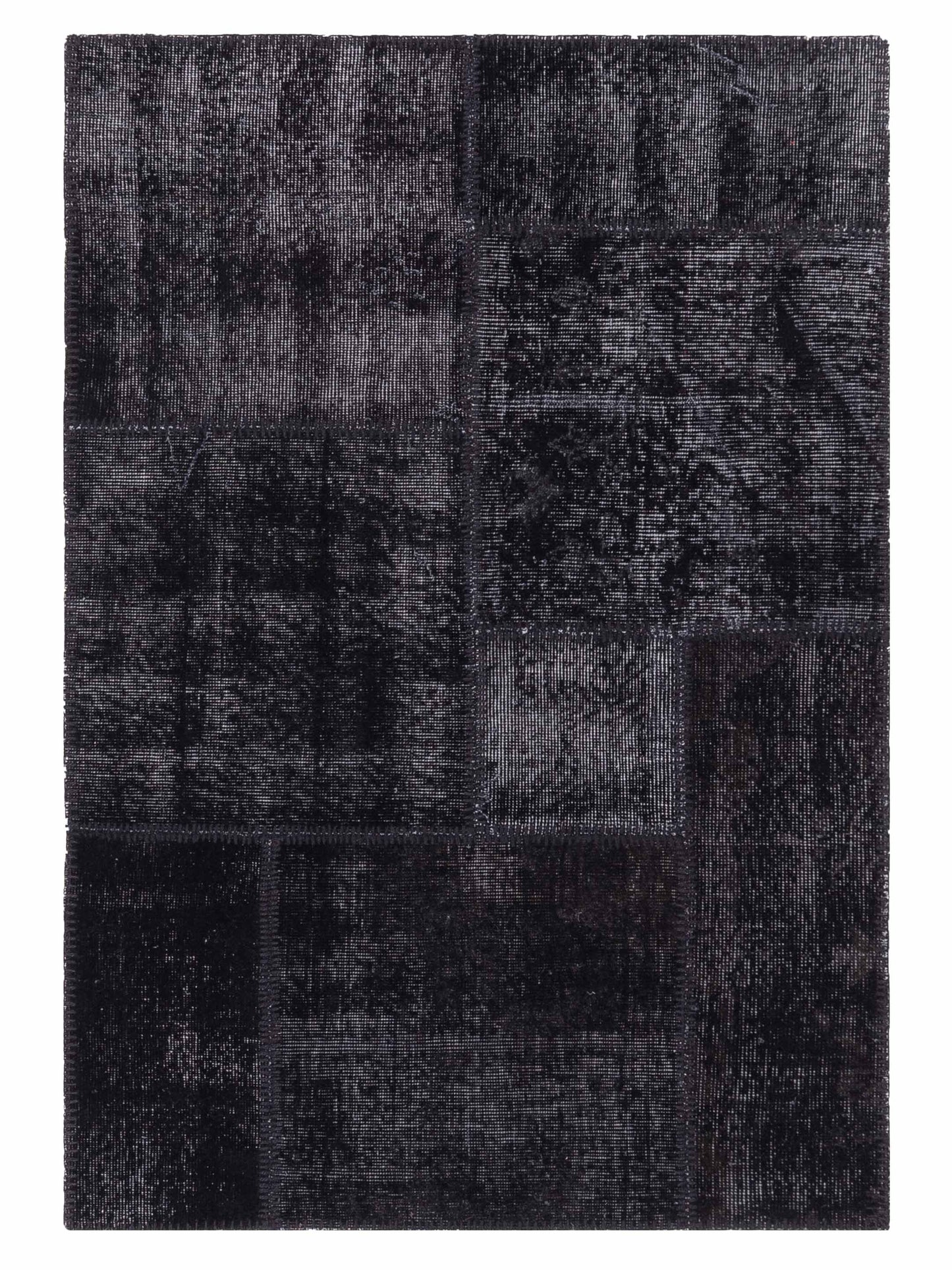 Pasha Turkish Vestige Patchwork  Black  Contemporary