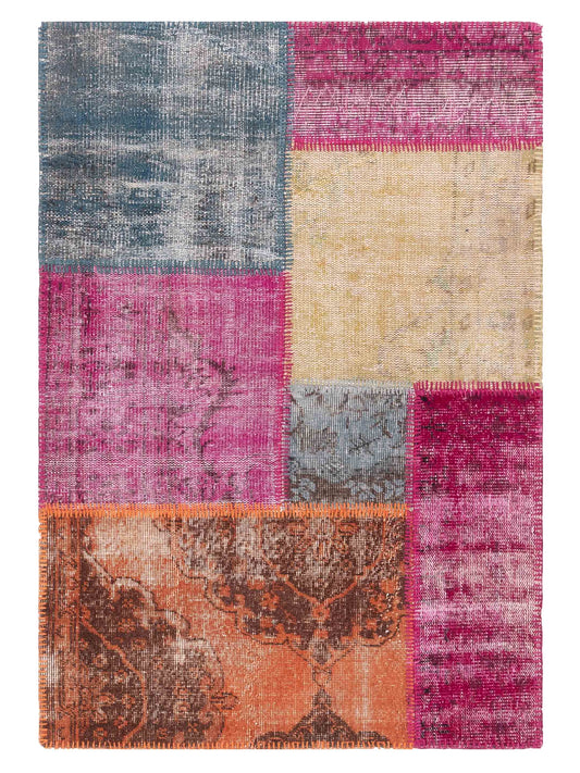 Pasha Turkish Vestige Patchwork  Multi  Contemporary