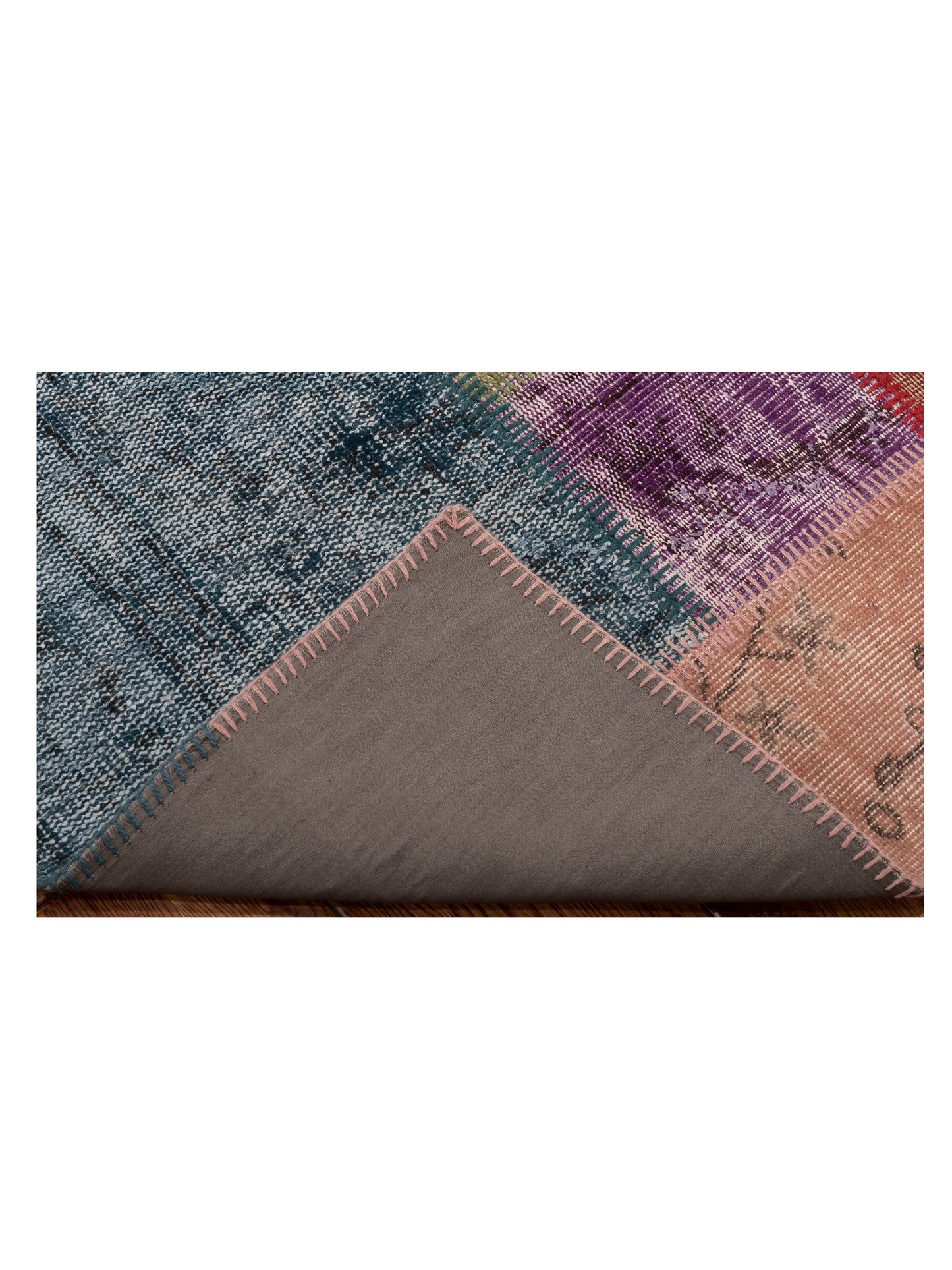 Patchwork Multi 3.3x4.11 Hand Knotted Rug