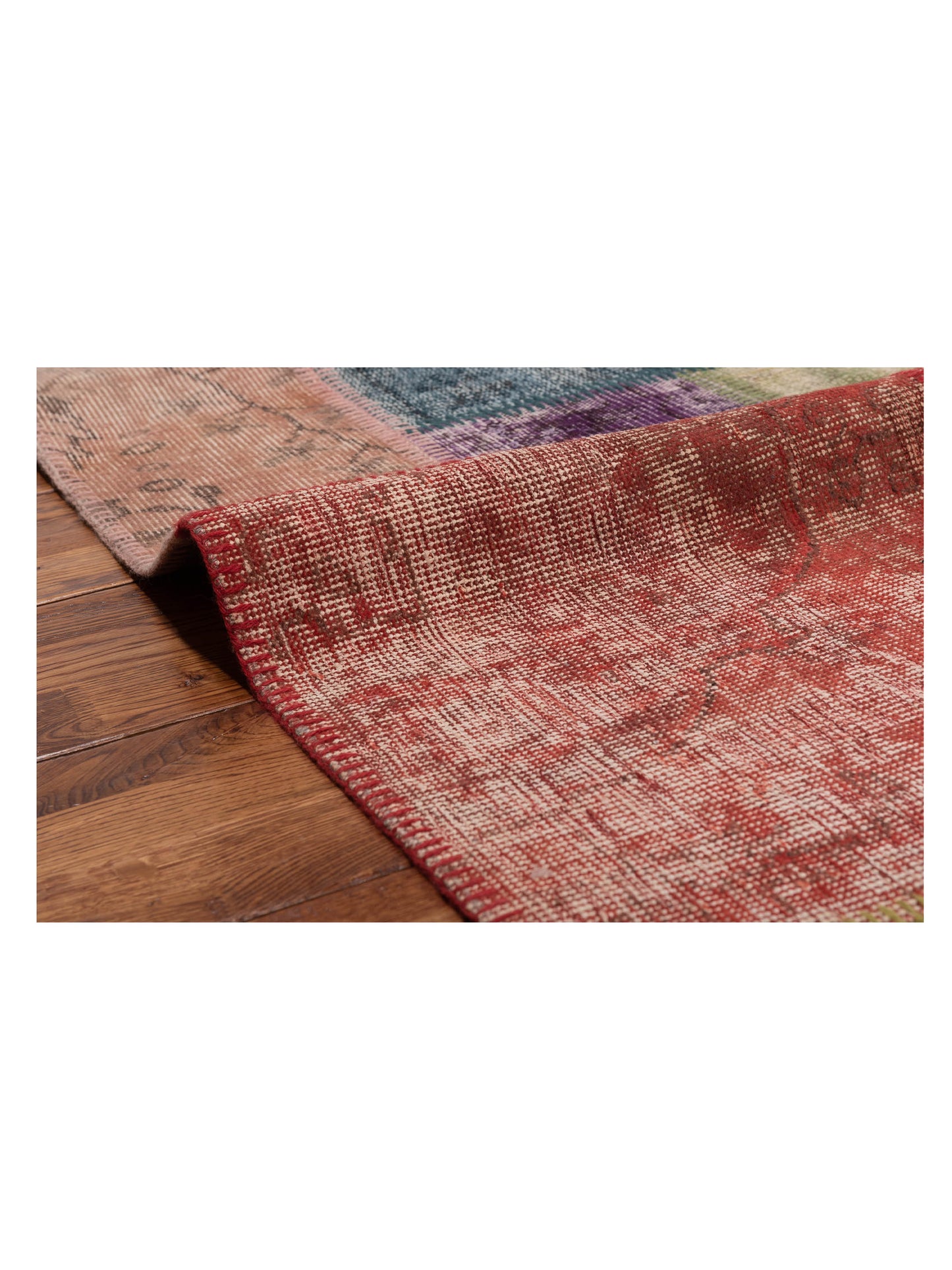 Patchwork Multi 3.3x4.11 Hand Knotted Rug