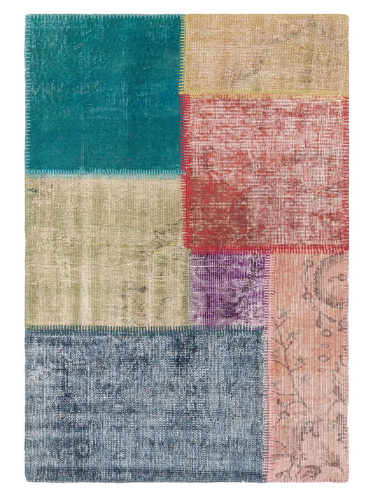 Pasha Turkish Vestige Patchwork  Multi  Contemporary