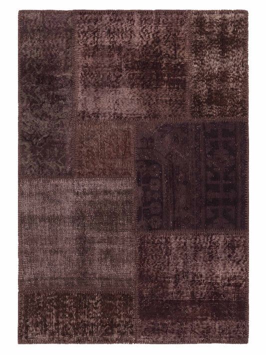 Pasha Turkish Vestige Patchwork  Brown  Contemporary