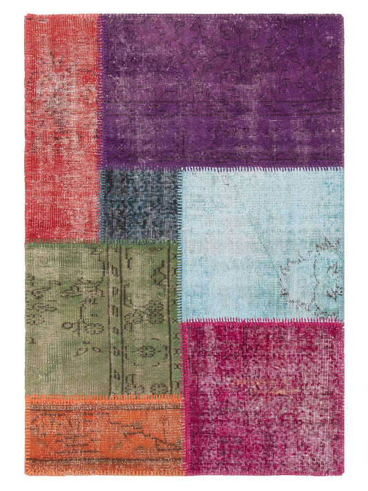 Pasha Turkish Vestige Patchwork  Multi  Contemporary